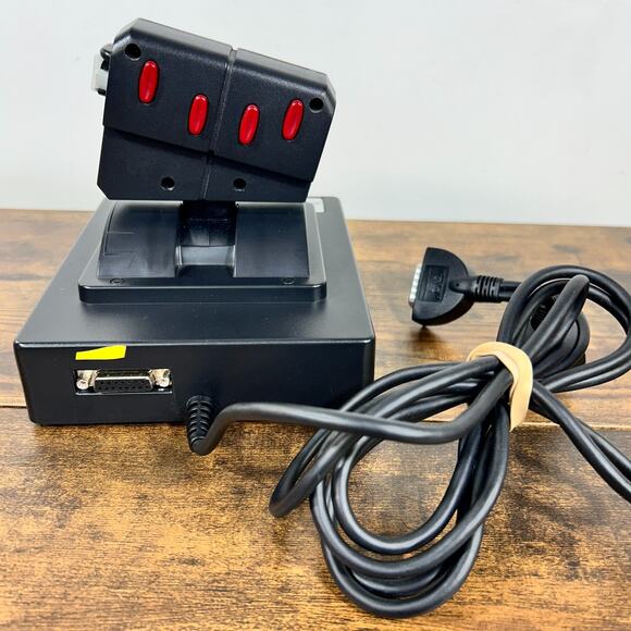 Vintage Flight Control Thrustmaster Attack Throttle Digital Game Used - Picture 6 of 12